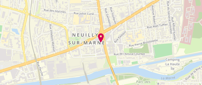 Plan de Aux Délices Nocéens, 70 Rue Théophile Gaubert, 93330 Neuilly-sur-Marne