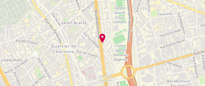 Plan de Amel, 94 Boulevard Davout, 75020 Paris