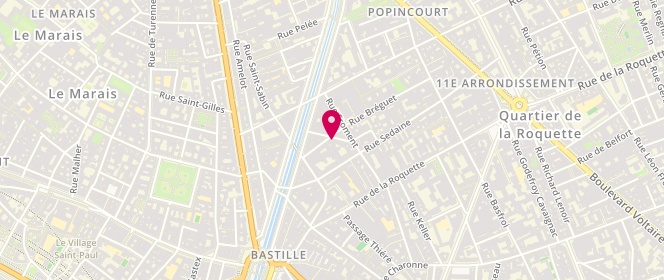 Plan de Biocoop Bastille, 10 Rue Boulle, 75011 Paris
