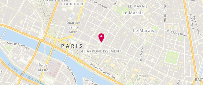 Plan de Boulangerie Heurtier RIVER SERVICES, 2 Rue Verrerie, 75004 Paris