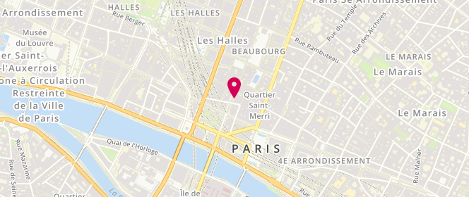 Plan de Maison Marnay, 24 Rue Saint-Martin, 75004 Paris