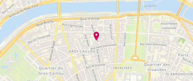 Plan de PariSeven Boulangerie, 20 Rue Jean Nicot, 75007 Paris