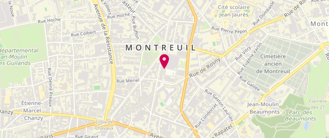 Plan de Paul, Centre Commercial Grand Angle
Zone Aménagement Coeur de Ville, 93100 Montreuil