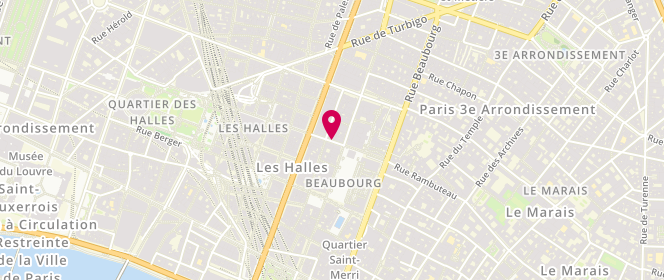 Plan de Maison Hubert Rambuteau Boulanger Patissier, 62 Rue Rambuteau, 75004 Paris