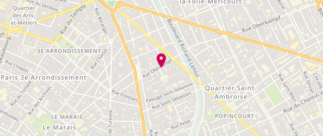 Plan de B.surprises, 16 Rue Oberkampf, 75011 Paris