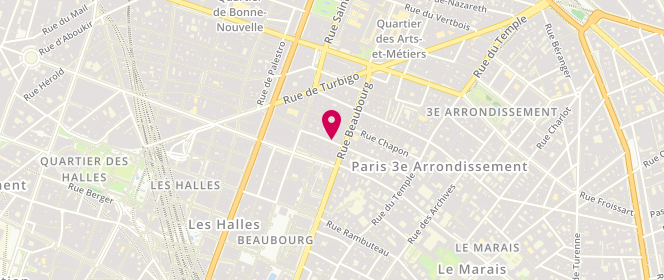 Plan de Boulangerie Nicolas Flamel, 34 Rue de Montmorency, 75003 Paris