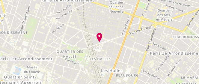 Plan de Boulangerie de Belles Manières, 5 rue de Turbigo, 75001 Paris
