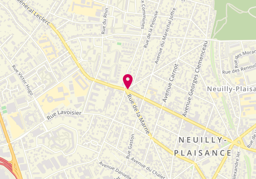 Plan de Boulangerie Petit, 1 avenue du Maréchal Foch, 93360 Neuilly-Plaisance