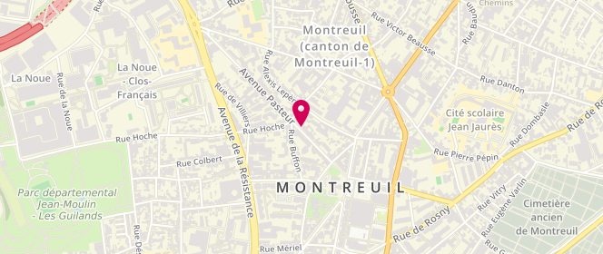 Plan de Maison Didi, 36 avenue Pasteur, 93100 Montreuil