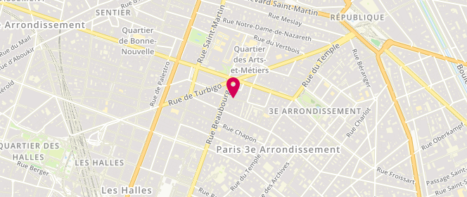 Plan de Atelier de Pâtisserie, 27 Rue au Maire, 75003 Paris