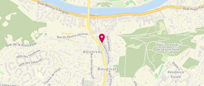 Plan de Boulangerie Kymonneau, 34 Rue du Général Leclerc, 78380 Bougival