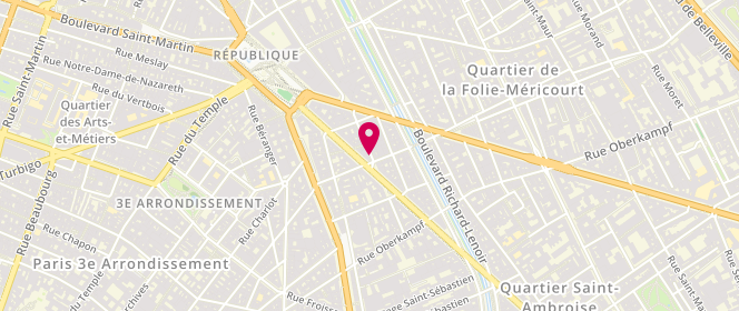 Plan de Boulangerie Blé d'Or, 23 Boulevard Voltaire, 75011 Paris