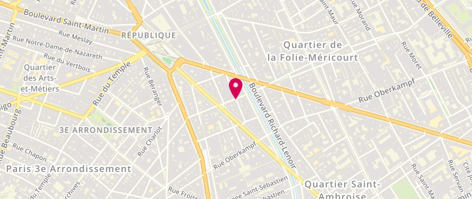 Plan de Boulangerie-Pâtisserie Utopie, 20 Rue Jean-Pierre Timbaud, 75011 Paris