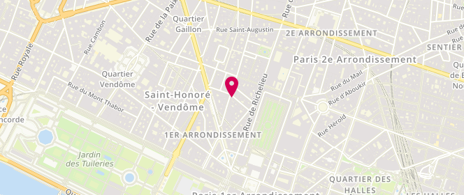 Plan de Aki Boulanger, 16 Rue Sainte-Anne, 75001 Paris