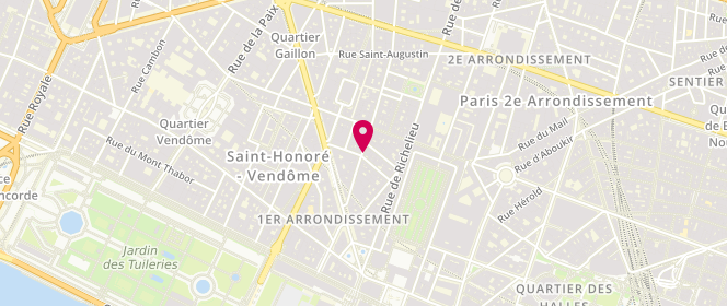 Plan de Annetherese, 28 Rue Sainte Anne, 75001 Paris