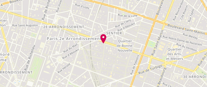 Plan de 21 Petits Carreaux, 21 Rue Petits Carreaux, 75002 Paris