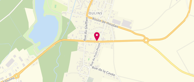 Plan de Le Fournil d'Oulins, 19 Route Mantes, 28260 Oulins