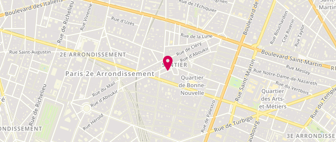 Plan de Boulangerie du Nil Terroirs d'Avenir, 3 Rue Nil, 75002 Paris