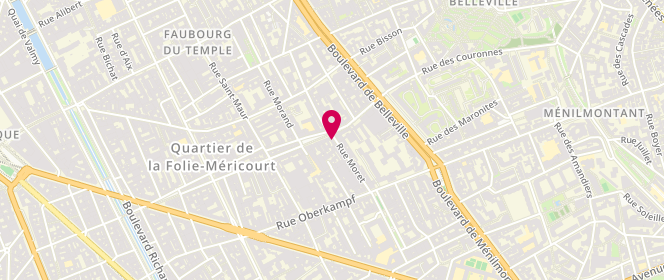 Plan de Boulangerie Boukhchim, 29 Rue Moret, 75011 Paris