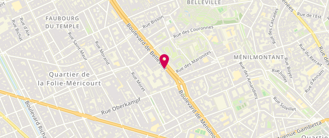 Plan de Boulangerie Jemai, 11 Boulevard de Belleville, 75011 Paris