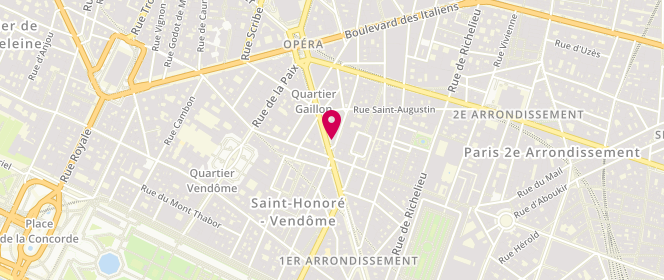 Plan de Chocolats Foucher, 30 avenue de l'Opéra, 75002 Paris