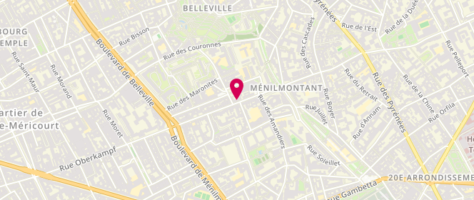 Plan de Fournil du 53 Menilmontan, 53 Rue Ménilmontant, 75020 Paris