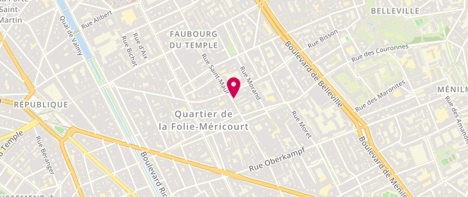 Plan de Rendez-Vous Sucre, 132 Rue Saint-Maur, 75011 Paris