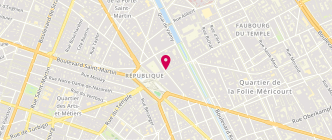 Plan de Aux Péchés Normands, 9 Rue du Faubourg du Temple, 75010 Paris