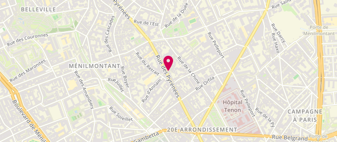 Plan de Maison M&Z, 244 Rue des Pyrénées, 75020 Paris