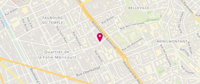 Plan de Boulangerie l'Epi d'Or, 95 Rue Jean-Pierre Timbaud, 75011 Paris