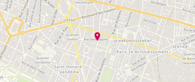 Plan de Aki Boulanger, 75 Rue Sainte Anne, 75002 Paris