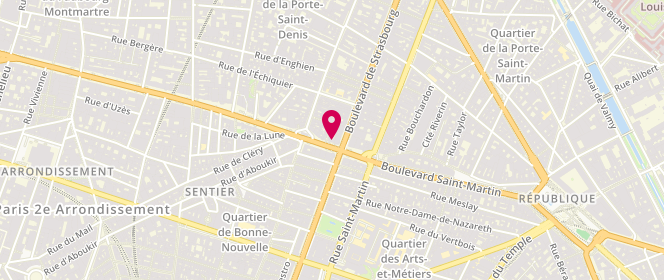 Plan de La Mie Câline, 16 Boulevard Saint Denis, 75010 Paris