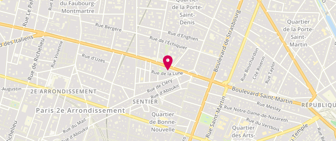Plan de Boulange - Boulangerie - patisserie - Paris 2, 11 Boulevard de Bonne Nouvelle, 75002 Paris