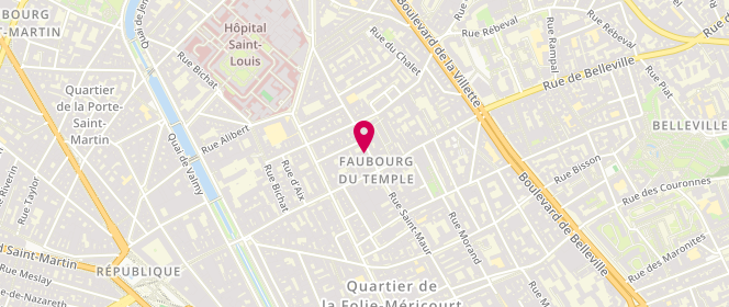 Plan de CHAKROUNI Noureddine, 183 Rue Saint Maur, 75010 Paris