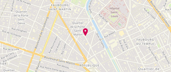 Plan de L'Atelier du Pain, 34 Rue Yves Toudic, 75010 Paris