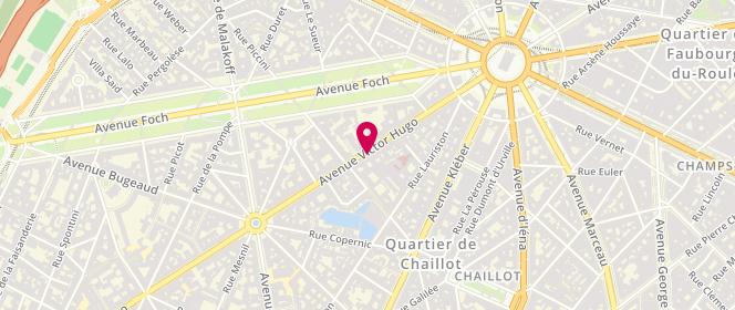 Plan de Patrick Roger, 45 avenue Victor Hugo, 75016 Paris