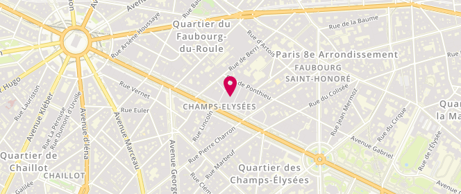 Plan de Brioche Dorée, 78 avenue des Champs-Élysées, 75008 Paris