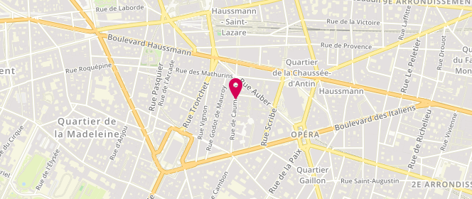 Plan de Gosselin Caumartin, 28 Rue de Caumartin, 75009 Paris