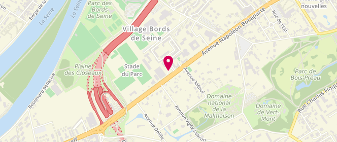 Plan de Boulangerie-Pâtisserie du Château, 294 avenue Napoléon Bonaparte, 92500 Rueil-Malmaison