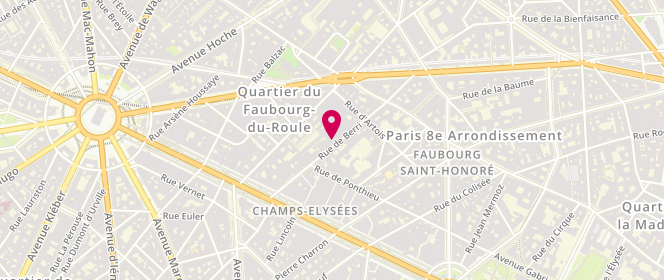 Plan de Maison Lucie, 25 Rue de Berri, 75008 Paris
