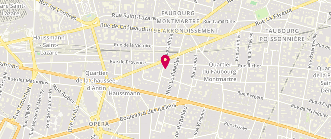 Plan de Louis Fouquet - Drouot, 36 Rue Laffitte, 75009 Paris