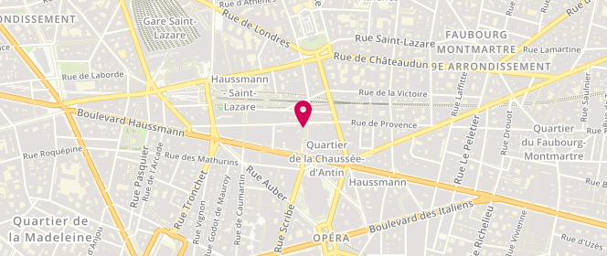 Plan de Le Grand Opera, 13 Rue de Mogador, 75009 Paris