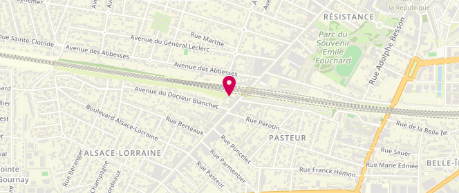 Plan de Boulangerie Délices de la Gare (Gentle Baker), 6 avenue du Maréchal Foch, 77500 Chelles