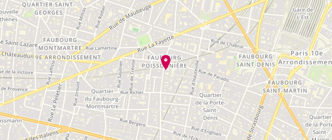 Plan de Boulangerie Michalak, 60 Rue du Faubourg Poissonnière, 75010 Paris