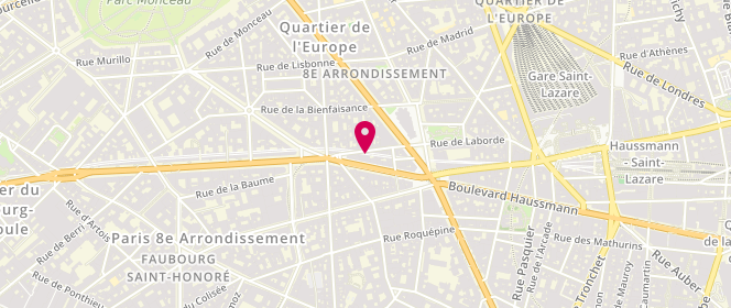 Plan de Thierry Marx la Boulangerie St Augustin, 51 Rue de Laborde, 75008 Paris