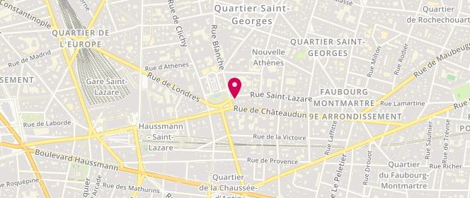 Plan de Les Gourmandises de Saint Lazare, 71 Rue Saint-Lazare, 75009 Paris
