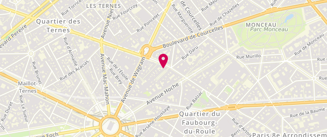 Plan de Patrick Roger, 225 Rue du Faubourg Saint-Honoré, 75008 Paris