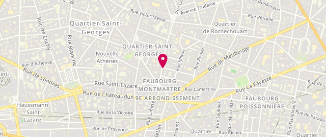 Plan de Le Pain Retrouvé, 18 rue des Martyrs, 75009 Paris