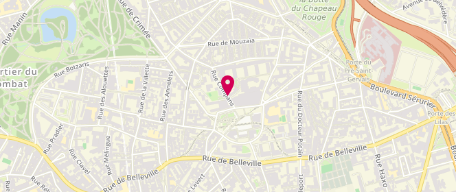 Plan de Boulangerie le Grand Siècle, 54 Rue Compans, 75019 Paris