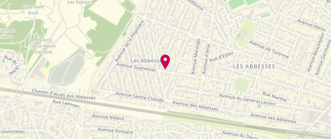 Plan de Aux Délices des Abbesses, 35 avenue Guynemer, 93220 Gagny